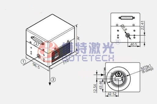 激光打标机振镜图纸